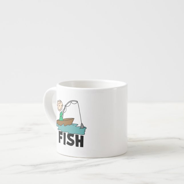 Pojk jag fiskar espressomugg (Framsida vänster)