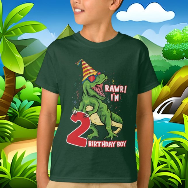 pojkar 2:a födelsedag t shirt (Skapare uppladdad)