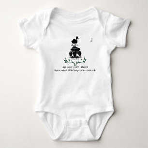 "...pojkar är gjorda av..." Anpassningsbar T Shirt
