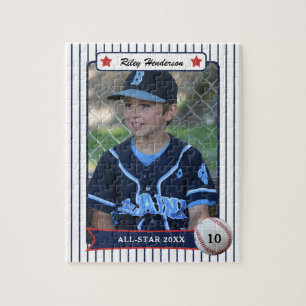 Pojkar Baseball Card Photo Pussel