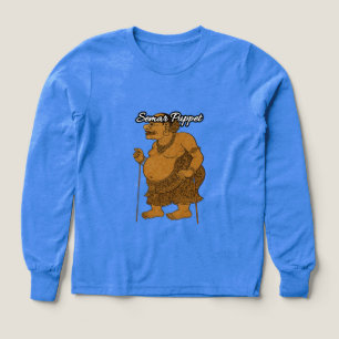 Pojkar Bella+Canvas Tri-blend Långärmad Tröja, Sol T Shirt