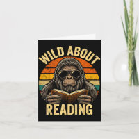 Pojkar djur rolig vild om att läsa bigfoot bok