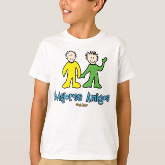 Pojkar för Mejores Amigos (bästa vän) T-shirt