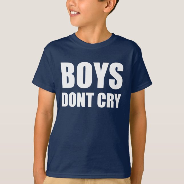 pojkar gråter inte t shirt (Framsida)