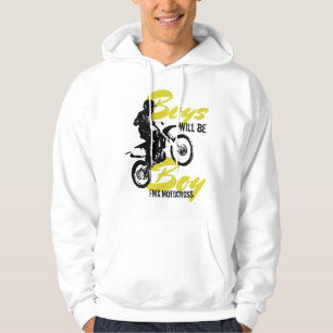 Pojkar kommer att bli pojkar FMX Motocross hoodie
