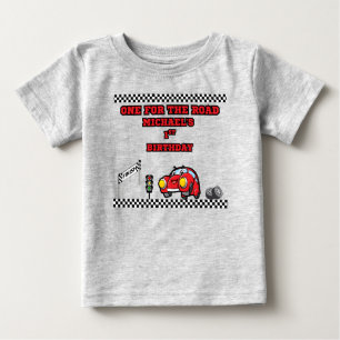 POJKAR LJUST GRÅ EN FÖR RESAN 1-ÅRSFödelsedag T Shirt