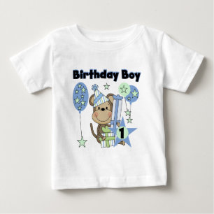 Pojkar med gåvor 1:a födelsedag t-shirt