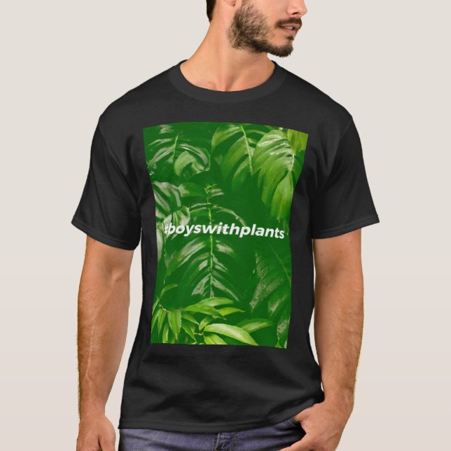 Pojkar Med Växter boyswithplants T Shirt (Framsida)