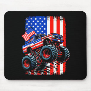 Pojkar monster truck usa flagga monster truck 4 ju musmatta