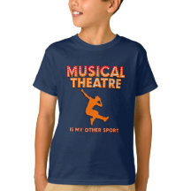 Pojkar "Musikalteater är min andra sport"  T-Shirt