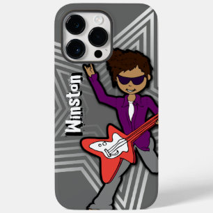 Pojkar namnger rockstar ungar grå färgiphone case
