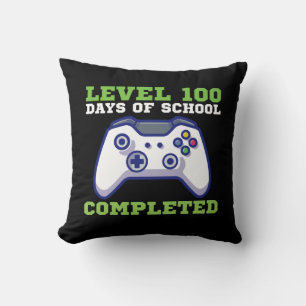 Pojkar Nivå 100 Dagar Skola Klar  Kudde