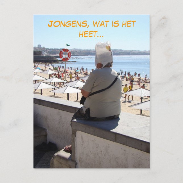 Pojkar, så roligt (Dutch Nederlands) roligt Vykort (Framsida)