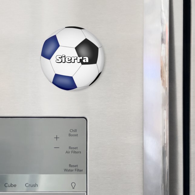 Pojkar, soccus blue black team färg magnet (In Situ (Fridge))