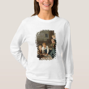 Pojkar som framme leker tärning av Christiansborg Tee Shirt