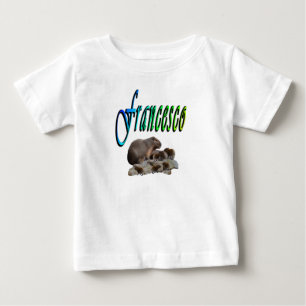 Pojkar som heter Francesco med Capybara-familj, T Shirt