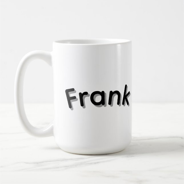 Pojkar som heter Frank, Kaffemugg (Vänster)