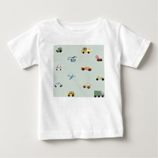 Pojkar Söt Transport Bil Mönster Barn T Shirt