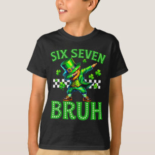 Pojkar st patricks day 67 leprechaun dab sex sju t shirt