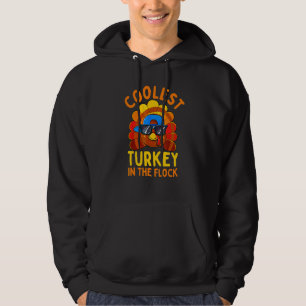 Pojkar Thanksgiving Barn Småbarn Coolaste Turkiet  Hoodie