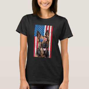 Pojkar tyskt herdehund för män barn GSP hund ansik T Shirt