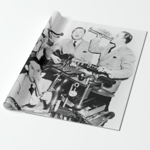 Pojkarna i bandage, musik, band, retro s. presentpapper