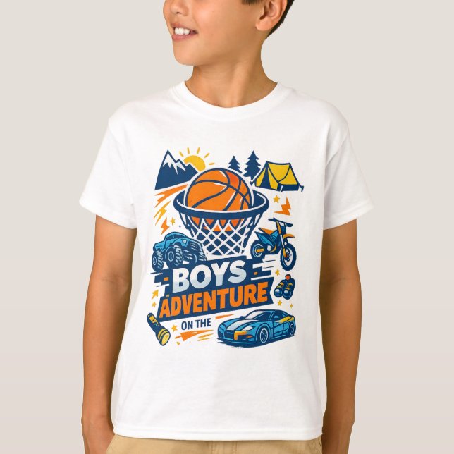 Pojkarnas äventyr t shirt (Framsida)