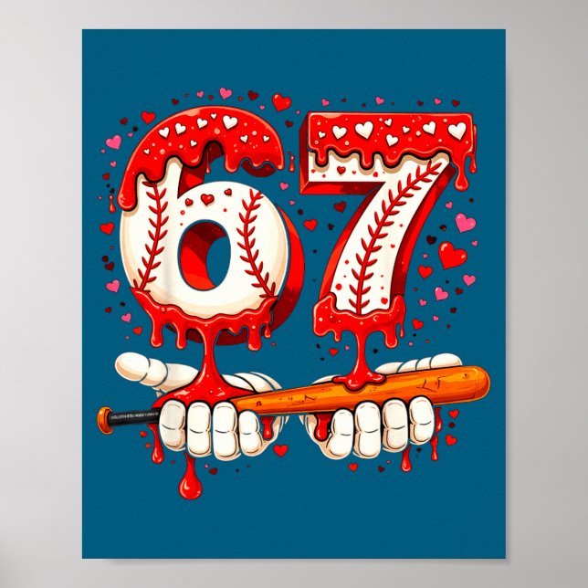 Pojkarnas baseboll 67 Glassdråp Poster (Framsidan)