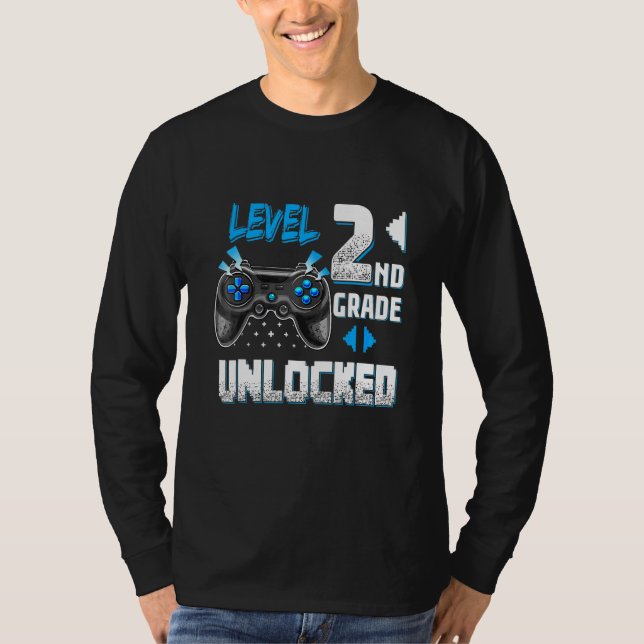 Pojkarnas spel på 2:a klass barn spelar tillbaka t shirt (Framsida)