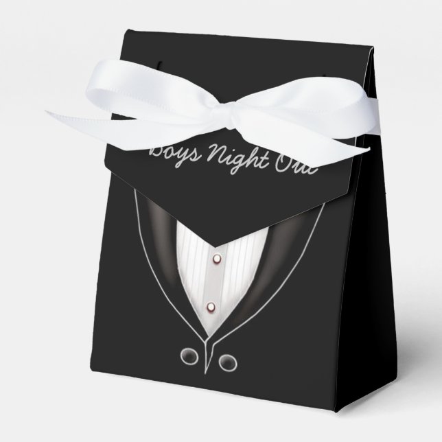 Pojkarnas Tuxedo-tält för kvällen Presentaskar (Framsidan Sidan)