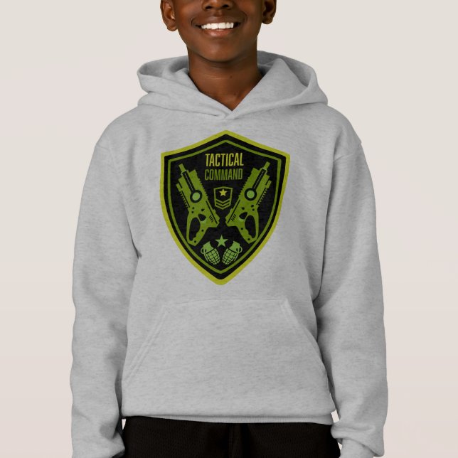Pojkars Dart Gun Battle T Shirt (Framsida)
