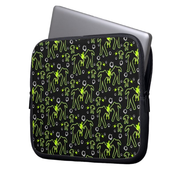 Pojkars Zombie Skola Laptop Fodral (Framsidan Vänster)