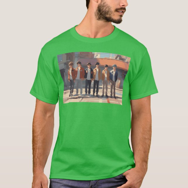 Pojkband-vänner T Shirt (Framsida)