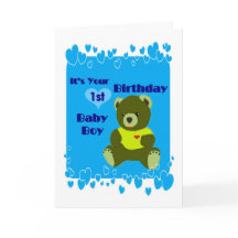 Pojke 1:a födelsedag