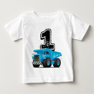 Pojke 1st Birthday Blue Lastbil Tröja