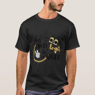 Pojke Andra födelsedag, mr Two Legit Hip hop 2Nd B T Shirt