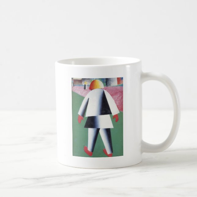 Pojke av Kazimir Malevich Kaffemugg (Höger)
