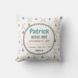 Pojke Aztec-stampilar Personlig Födelsedag Kudde