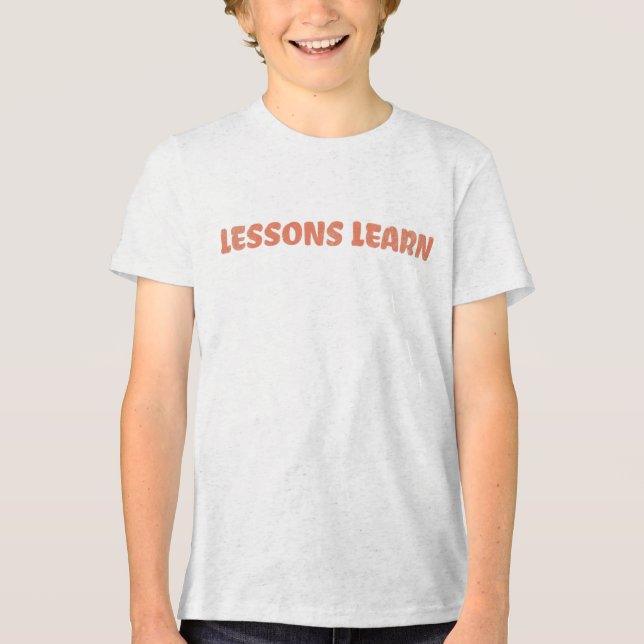 Pojke/Barn Energi Flöde Lärdomar Lär T Shirt  (Framsida)