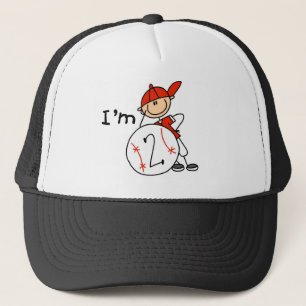 Pojke baseball mig förmiddag 2 keps