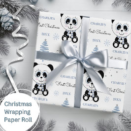 Pojke Bear Blue Presentpapper