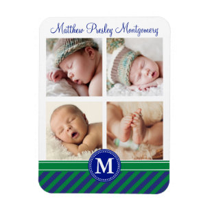 pojke Birth Keepsak Personlig Photo Magnet