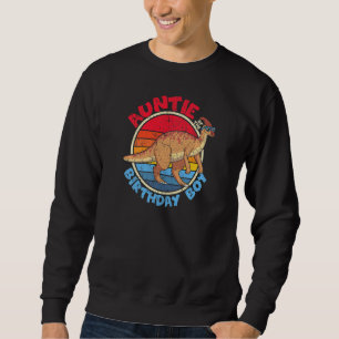 Pojke Birthday I Auntie I Parasaurolophus I Family Lång Ärmad Tröja