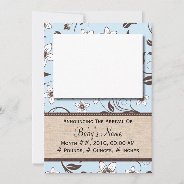 Pojke Blommigt Meddelande (Framsida)