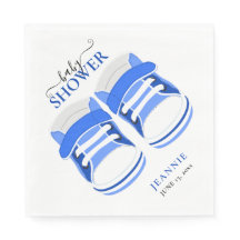 POJKE BLUE BOOTYS BABY SHOWER Napkins