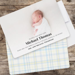 Pojke Blue Photo Simple Cute Stripe Play