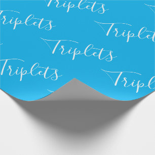 Pojke Blue Triplet Boys skript Presentpapper