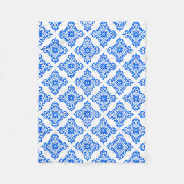 Pojke Blue White Nursery Bedroom Coordinate Fleecefilt