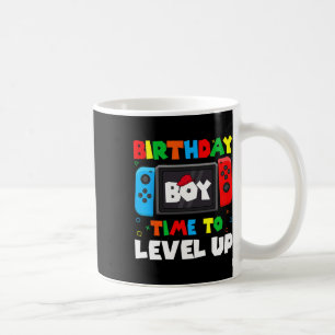 Pojke Dags att Ta Steget Uppåt TV-Spel Födelsedag Kaffemugg