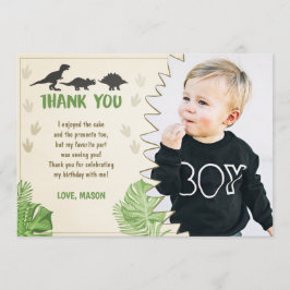 Pojke Dino för party för kort för